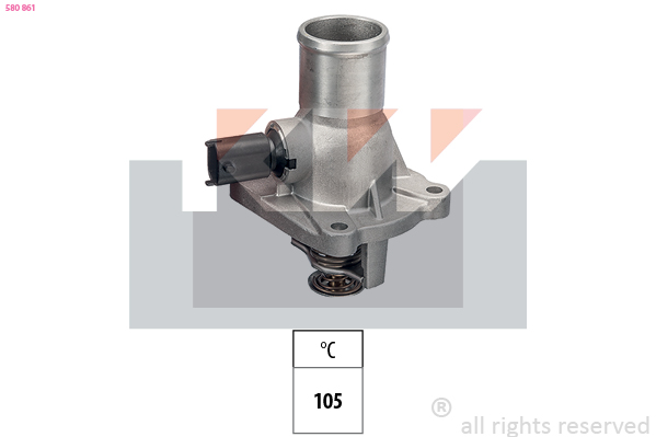 Termostat chladenia KW